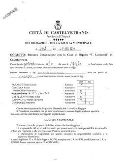 111r. ?n fl - Comune di Castelvetrano Selinunte