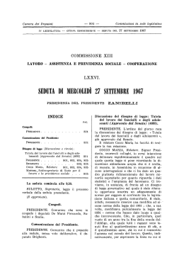 commissione xiii - Legislature precedenti