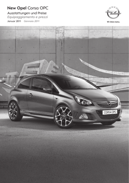New Opel Corsa OPC