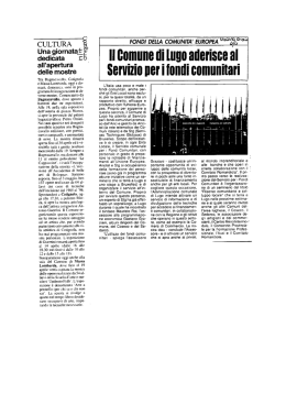 Una giornata E - Rassegna Stampa