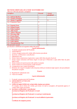 verbale 28.10.2013 - Ordine degli Avvocati di Rimini
