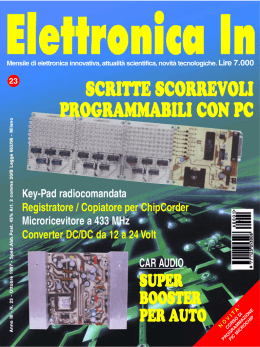 scritte scorrevoli programmabili con pc