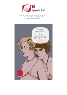 La gar&ccedil;onne - 10 righe dai libri