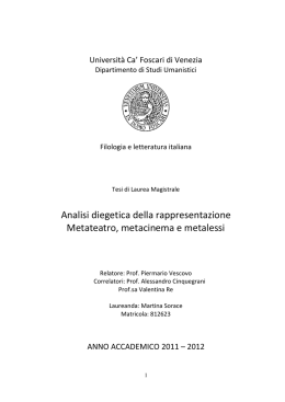 View/Open - Universit&agrave; Ca` Foscari di Venezia