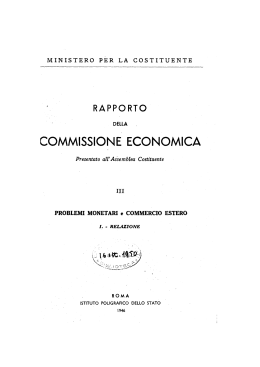commissione economica - Legislature precedenti