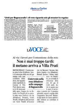 marted&igrave; 16 febbraio 2010