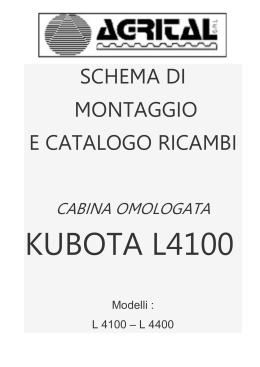 Manuale Kubota L4100