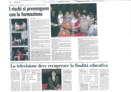Corriere del Giorno 28 maggio 2010