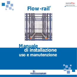 FLOW RAIL ® Manuale d`installazione, uso e manutenzione