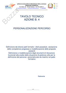 Tavolo B4 - USR Sicilia