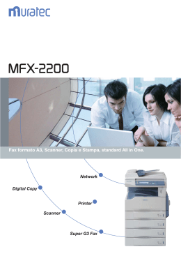 Depliant Muratec MFX 2200