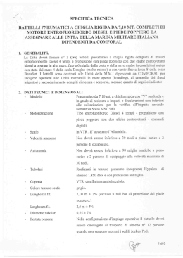 specifica tecnica gara 291 ue