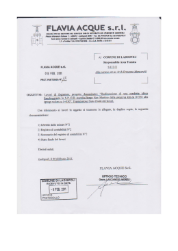 w FLAVIA ACQUE SI-`- E