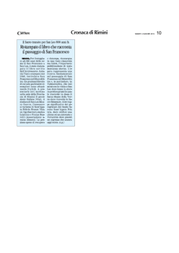 Corriere di Romagna del 04/05/2013