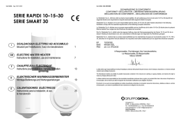 serie rapidi 10–15–30 serie smart 30