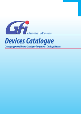 Devices Catalogue Catalogo apparecchiature