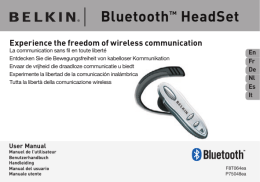Bluetooth™ HeadSet