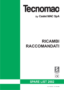 Ricambi racc. 1