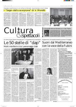 Le 50 stelle di &ldquo;dap&rdquo;