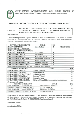 n.5delReg. ATTIVITA` DI TIROCINIO CON L`ALMA MATER