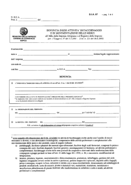 Modello per Facchinaggio - MG Consulting Agenzia Affari e