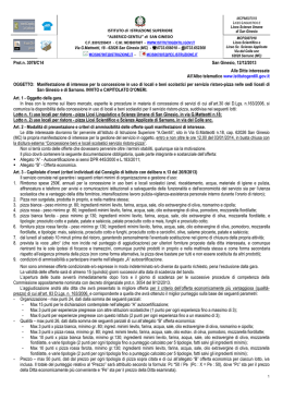 uso locali scolastici per ristoro-pizza