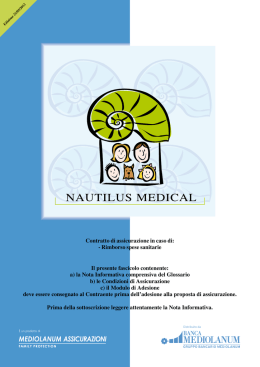 Fascicolo Informativo - Mediolanum Assicurazioni