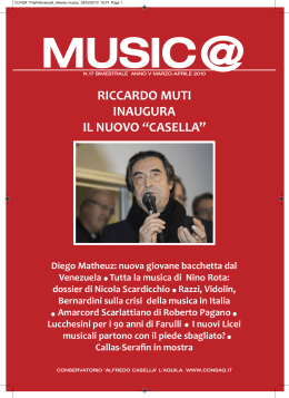 MUSIC@ n.17 - Conservatorio Alfredo Casella