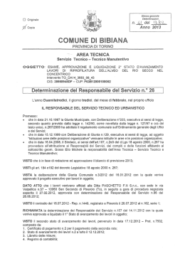 n. 4,1 del i&egrave;ie&igrave;... - Albo pretorio e trasparenza