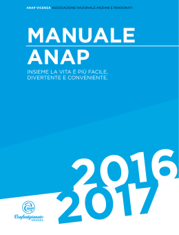 Manuale Anap Vicenza - 2016