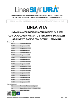 Linea Vita rev. 3.1 - Lineasikura | Linee Vita