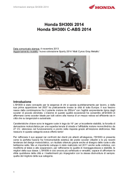 Honda SH300i 2014 Honda SH300i C-ABS 2014