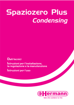 spazio plus condensing - Preventivo Certificazione Energetica