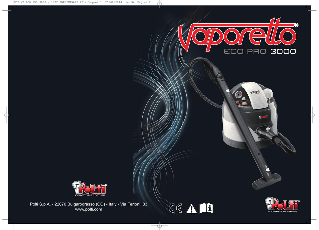 Vaporetto Polti Eco Pro 3000 Schema Elettrico.Vaporetto Eco Pro 3000