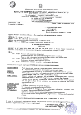 ISTITUTO COMPRENSIVO VITTORIO VENETO I &ldquo;DA PONTE&rdquo;