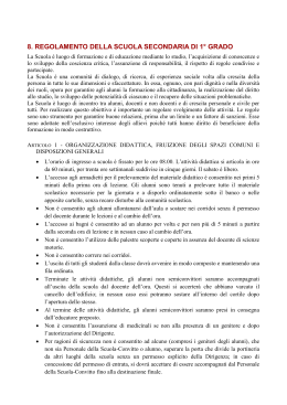 Regolamento - Il Convitto Cirillo