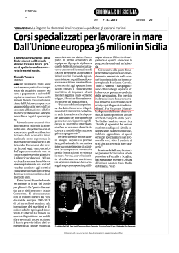 Corsi specializzati per lavorare in mare