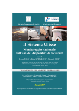 Il Sistema Ulisse - Istituto Superiore di Sanit&agrave;