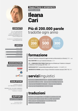 Scarica il CV