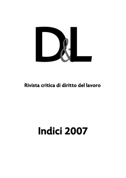 Indici 2007