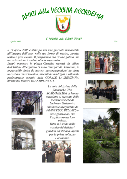 Aprile 2008 - Amici Della Vecchia Accademia