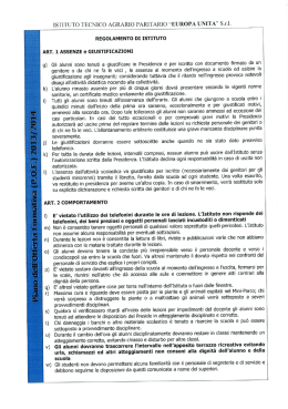 ISTITUTO TECNICO AGRARIO PARITARIO "EUROPA UNITA" S.r.l. 9)
