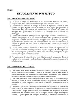 regolamento d`istituto - Liceo "Mamiani" – Pesaro