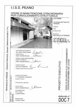 Page 1 OPERE DI MANUTENZIONE STRAORDINARIA PR