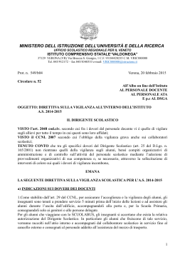 circ. 52 - direttiva sorveglianza - IC9 Valdonega
