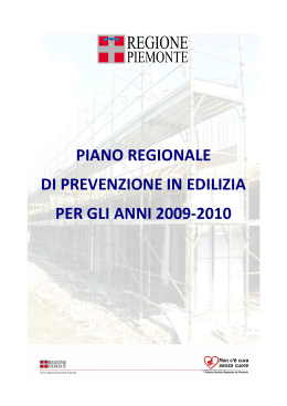 Piano edilizia 2009-2010