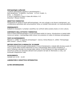 Scienze psicologiche cognitive e