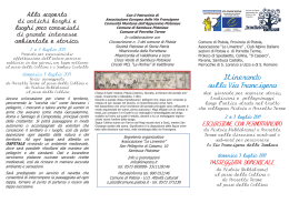 Il Programma 2011 - Associazione Le Limentre