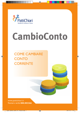CambioConto - Bancaforte