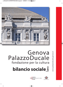 Il Bilancio sociale 2013